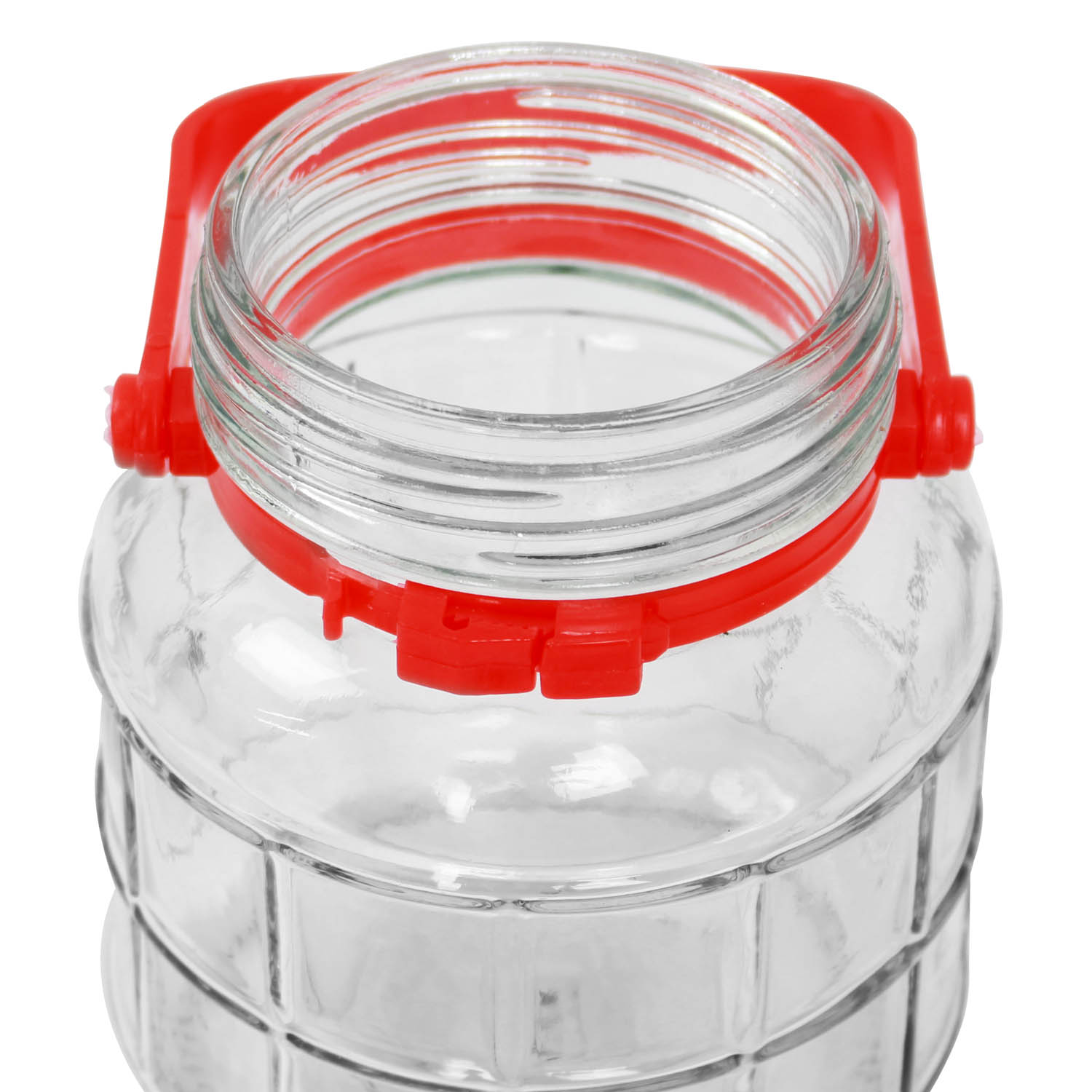 Large Glass Pickle Preserve Jars Airtight Storage Beverage Food